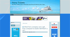 Desktop Screenshot of ferrytickets.org.uk
