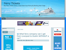 Tablet Screenshot of ferrytickets.org.uk